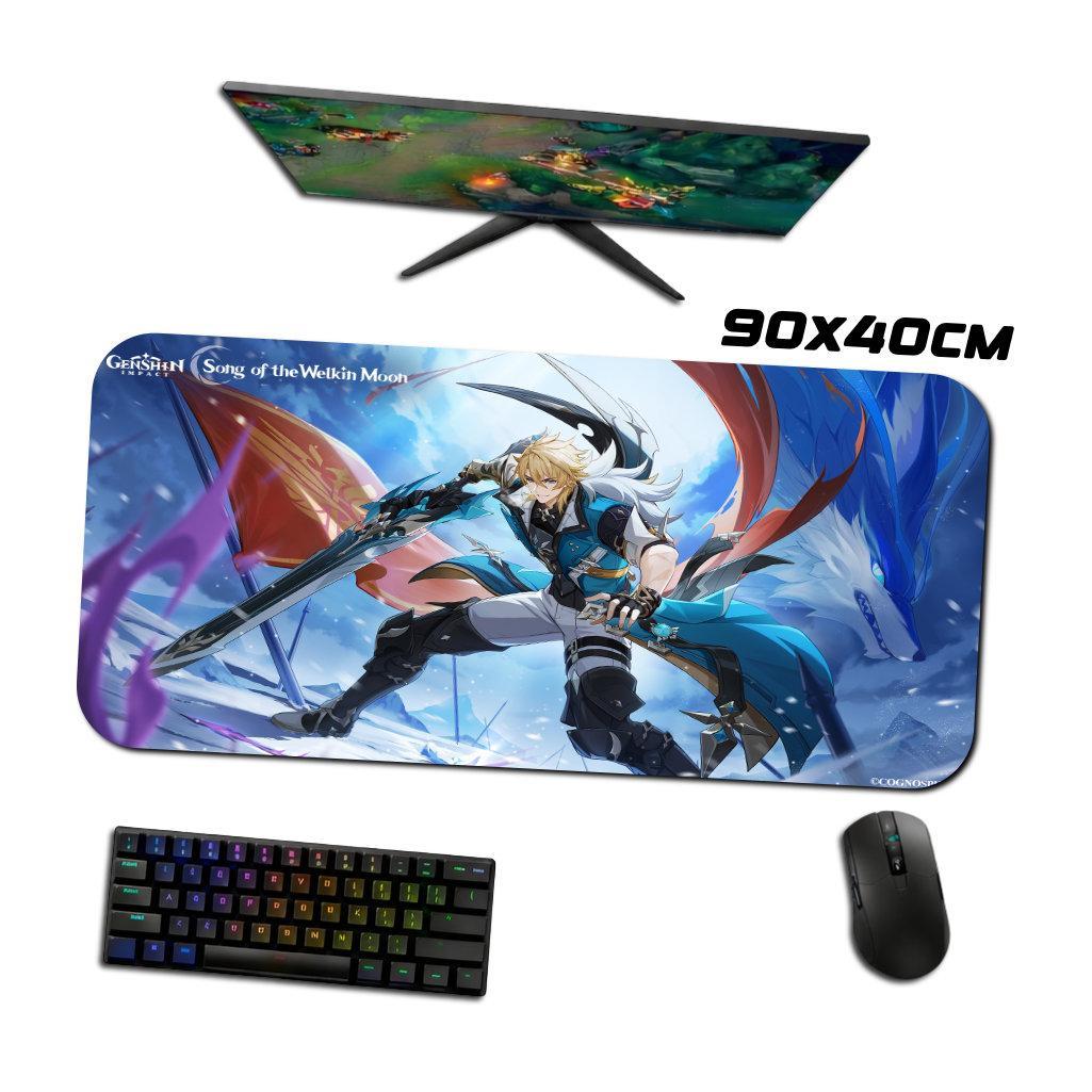 Mouse Pad Gamer - Varka 5 - Genshin Impact - 90x40 80x40 60x40 70x30 40x45 cm