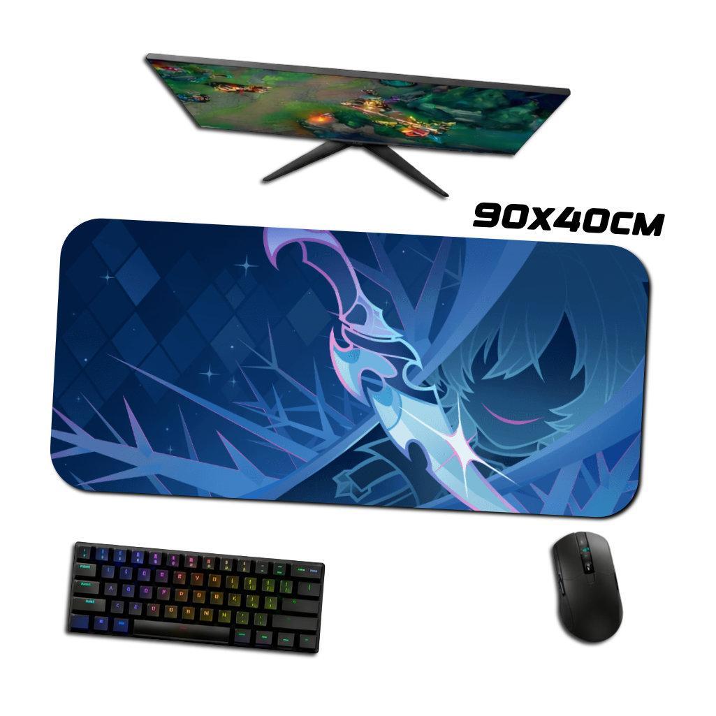 Mouse Pad Gamer - Namecard Lohen - Genshin Impact - 90x40 80x40 60x40 70x30 40x45 cm