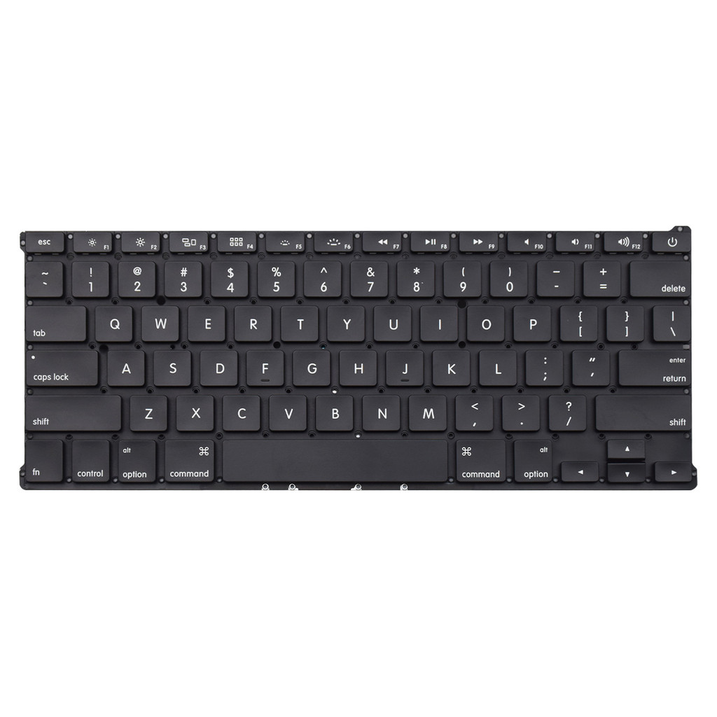 Teclado para Notebook Apple Macbook A1466 Inglês Internacional - US Preto