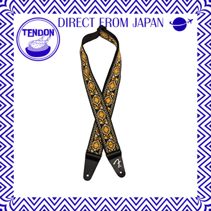 Fender Alça para instrumento fabricada no Canadá Pasadena Woven Strap, Lotus Amarelo, 2