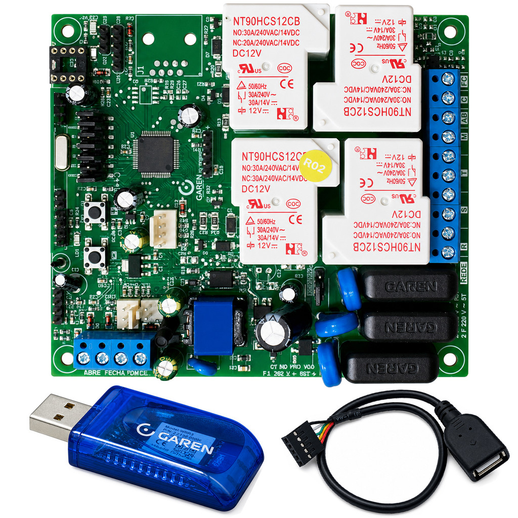 Central Comando Motor Industrial Pro Durata Dzi + Setup Wifi APP Garen