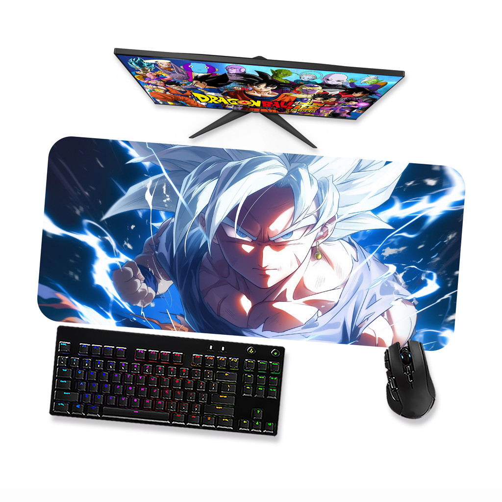 Mouse Pad Gamer Grande  Dragon Ball Goku 10  90x40 80x40 60x40 70x30 45x40