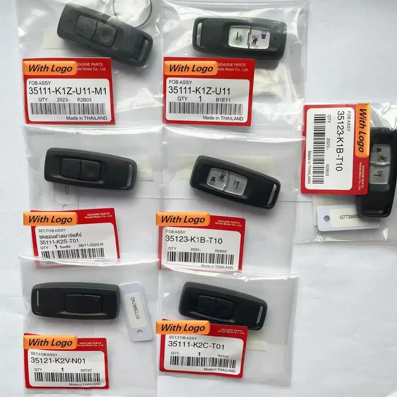Para Honda PCX160 2021-2023 Chave Remota Da Motocicleta 433.92MHz ID47 Chip K1Z K2S K2T K0W K2F K2V 35111-K1Z-U11-M1 202