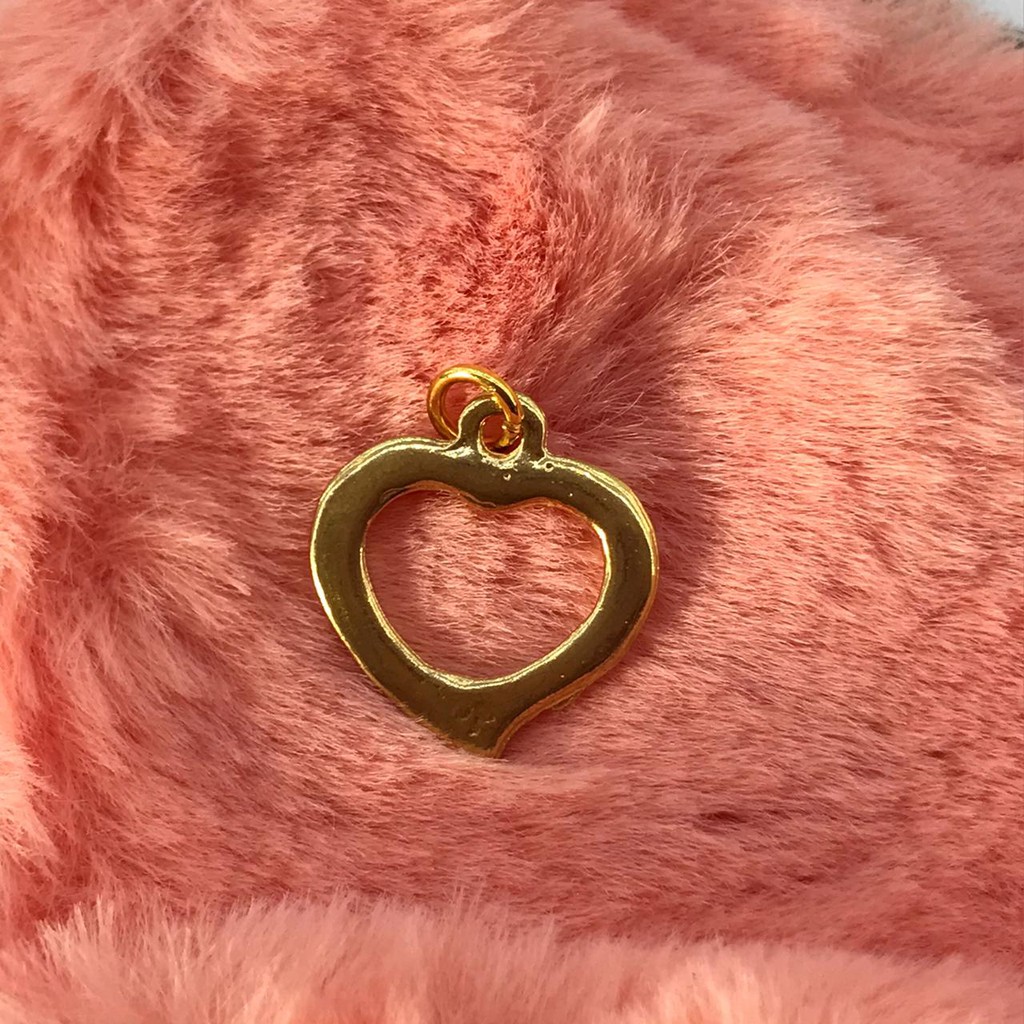 Pingente Mini Coração Dourado
