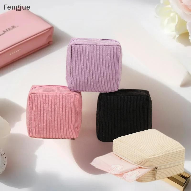 Bolsa de Higiene Pessoal Fengjue, Bolsa de Armazenamento de Absorventes e Cosméticos, Caixa Cabo BR OXSJ