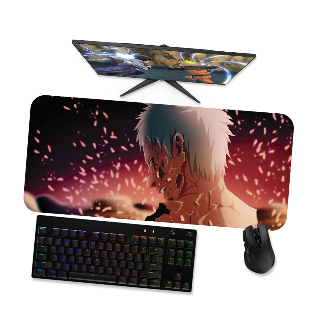 Mouse Pad Gamer Grande Naruto  Obito Uchiha 2 90x40 80x40 60x40 70x30 45x40