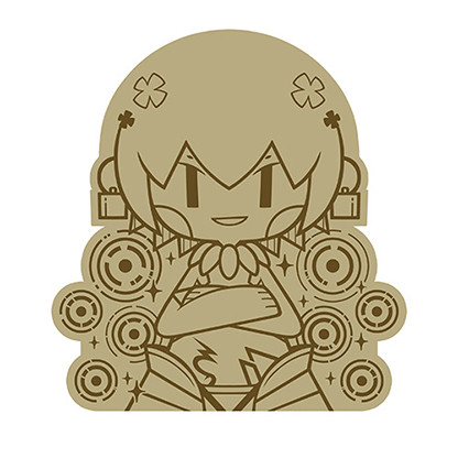 [Drawing Hot Pot Club] FGO FATE Golden Flashing Gilgamesh Fan Mealheiro de madeira