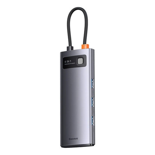 Hub Baseus Adaptador Tipo-c 4n1 4x Usb 3.0 5gbps