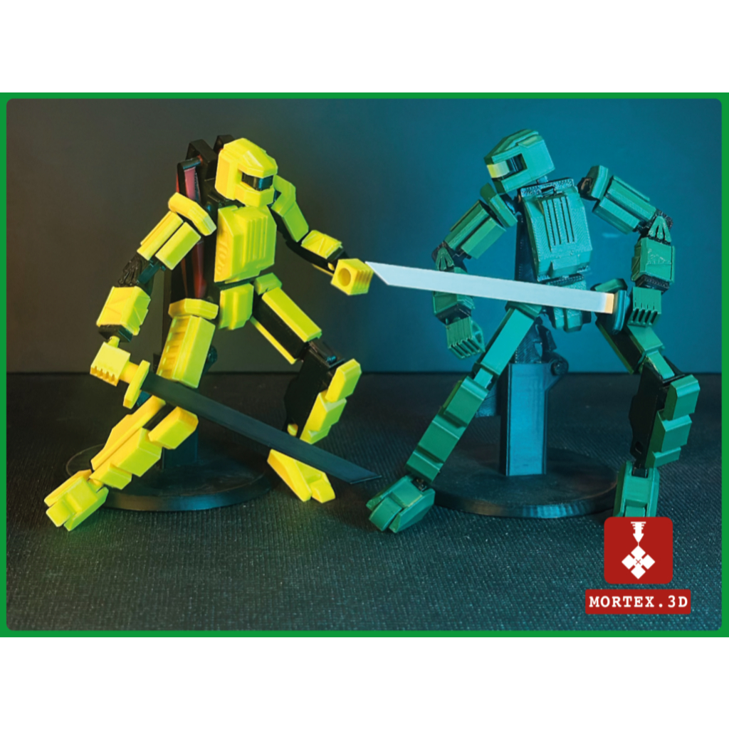 Robô Dummy 13 Articulado Altron Varias Poses Brinquedo Decoração Varias Cores - Impressão 3D