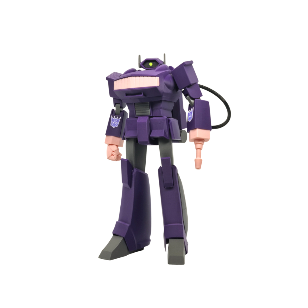 Muggora Figura de Ação Robô Shockwave G1 Transformes Devastation 21CM Varias poses Entregue Montado