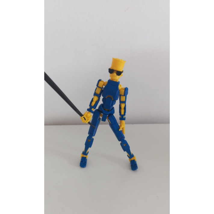 Muggora Boneco Dummy 13 Bart Articulado Varias Poses  Entregue Montado