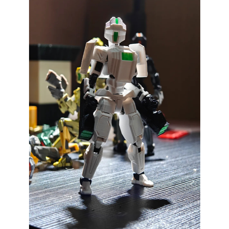 Muggora Boneco Dummy 13 Robô Articulado Guardiões da Terra Brinquedo Decoração Varias Poses Entregue Montado