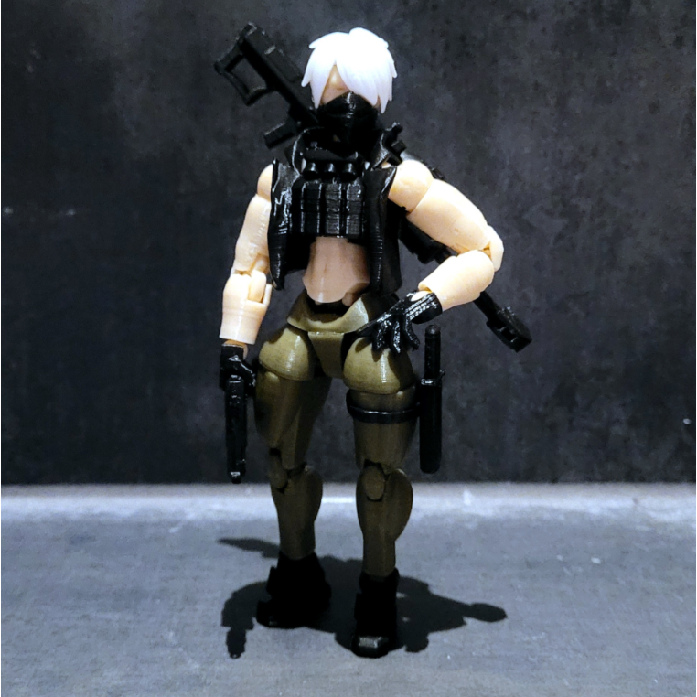 Muggora Boneco Dummy 13 Mercenário O Atirador Brinquedo Varias Poses