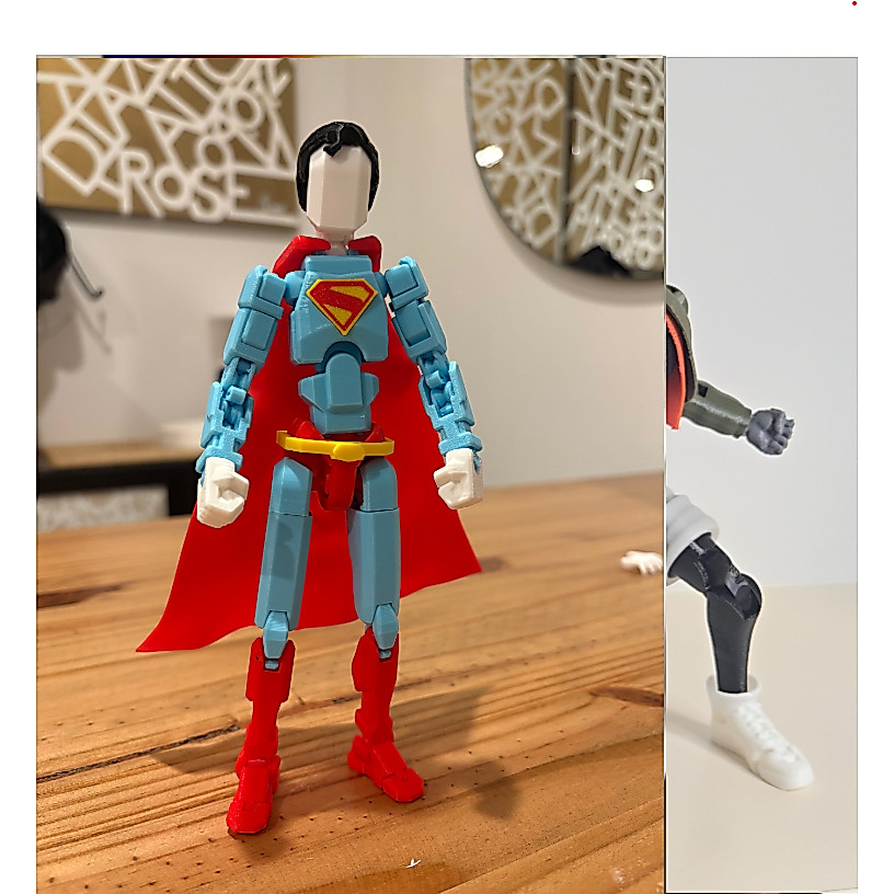 Muggora Boneco Dummy 13 Super Man Articulado Brinquedo Varias Poses
