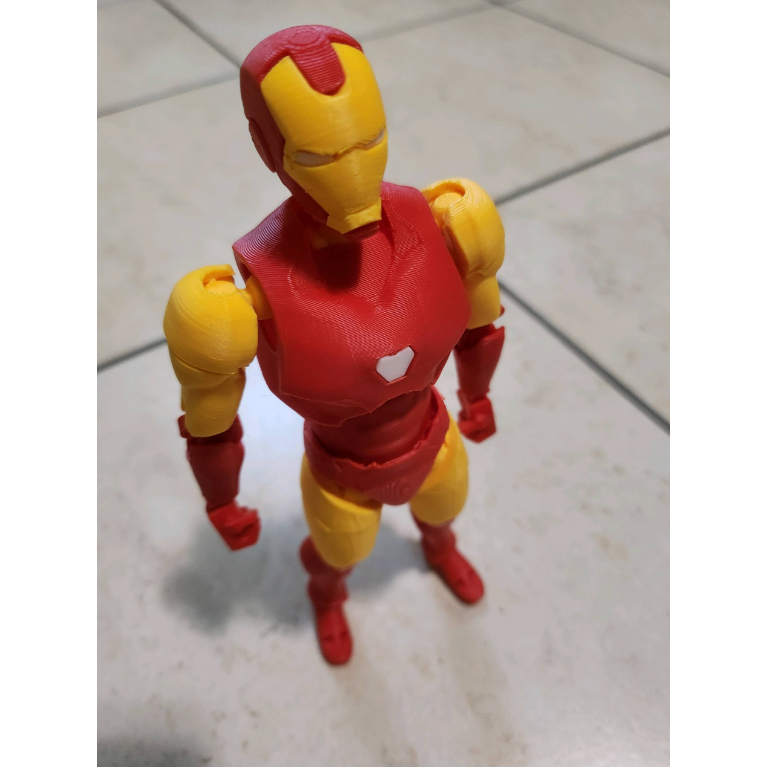 Muggora Boneco Dummy 13 Homem de Ferro Grande 20CM Articulado Decorativo Iron Man Varias Poses