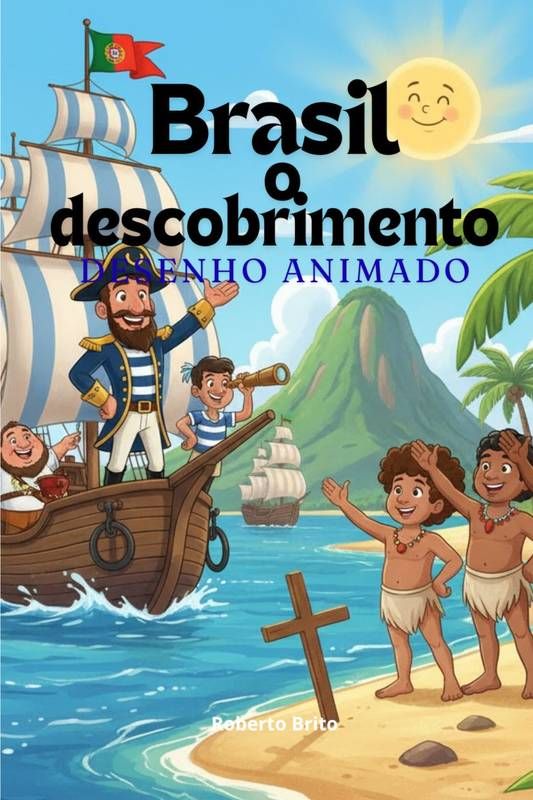 Brasil o descobrimento, desenho animado.