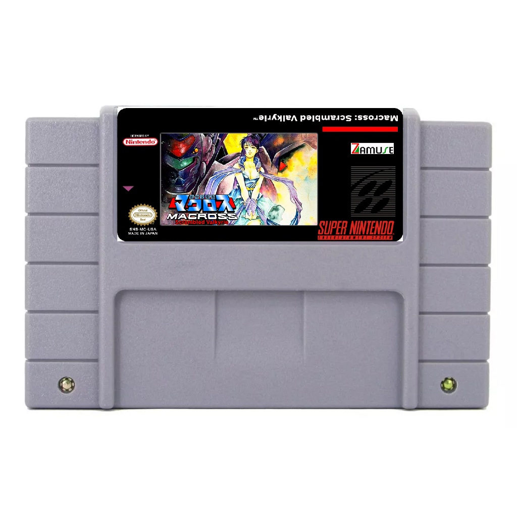 Macross Scrambled Valkyrie Overtech Edition Super Nintendo Snes