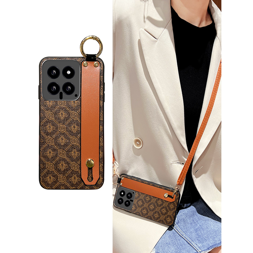 Icool Adequado para Xiaomi 17 Bee Phone Case 15pro Retro Trend 14 Light Luxury Style 13ultra Suporte de pulseira 12PRO C