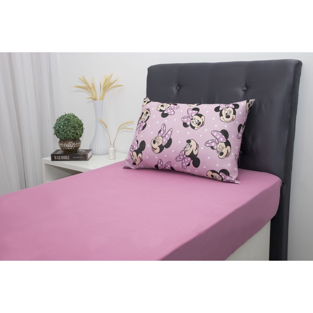 JOGO DE CAMA MINNIE SOLTEIRO ALGODÃO ROLINHO DISNEY PORTALLAR