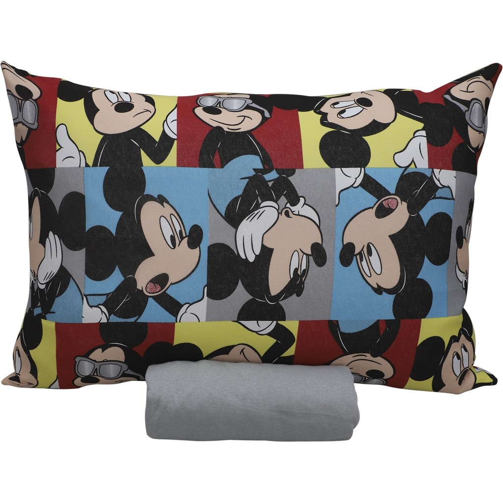 JOGO DE CAMA MICKEY SOLTEIRO ALGODÃO ROLINHO DISNEY PORTALLAR