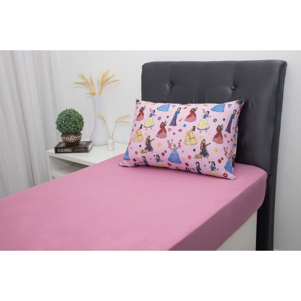 JOGO DE CAMA PRINCESAS SOLTEIRO ALGODÃO ROLINHO DISNEY PORTALLAR