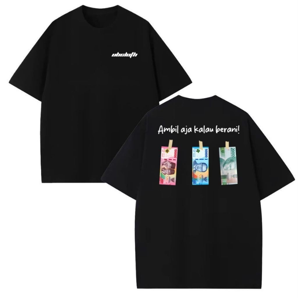 Camiseta Just Take You Ousa Dinheiro , Algodão Penteado Confortável 24S , Unissex