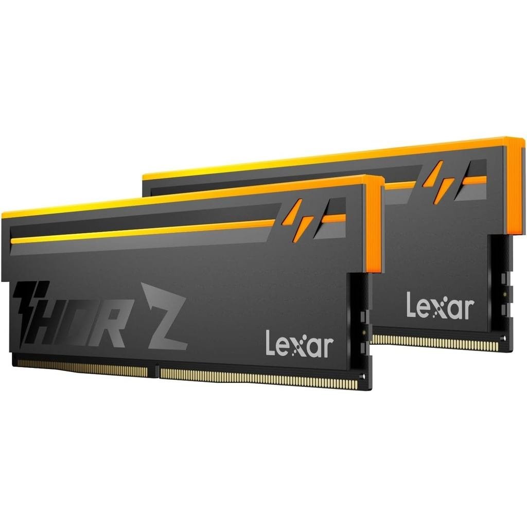 Kit de RAM DDR5 RGB Lexar Thor Z Series 32GB (2x16GB) 6000 MHz, DRAM 288-Pin UDIMM, Intel XMP 3.0 e AMD EXPO, EC
