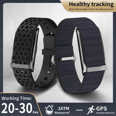 Para Whoop Band Novo Sem Tela Relógio Inteligente Feminino Monitoramento de Oxigênio no Sangue Ultra-longo Pulseira