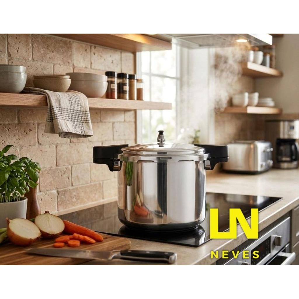 PANELA DE PRESSÃO ALUMÍNIO CLASSIC PRO 15 LITROS COM FECHAMENTO EXTERNO PANELUX