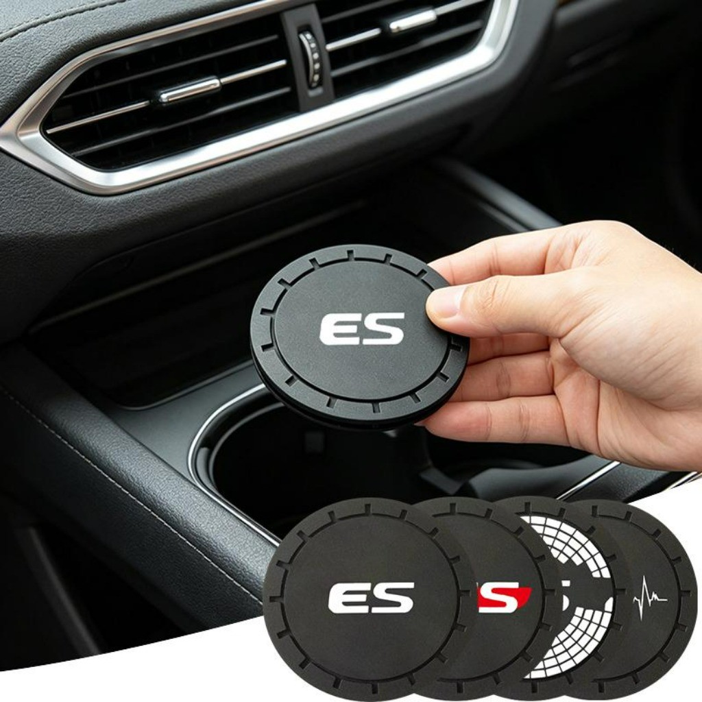 1 Peça Anti-ruído Porta Copo Silicone Carro Acessórios Para Carro For Lexus ES250 ES300h ES350 F Sport Luxury Sedan