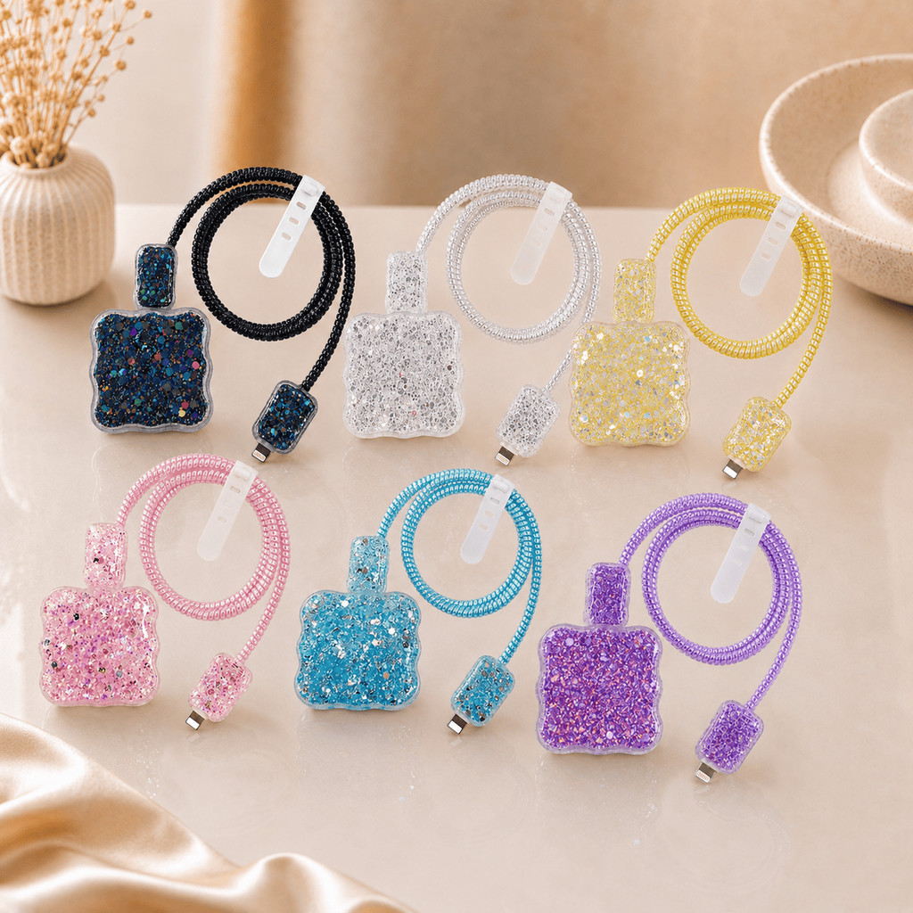 Capa Protetora Do Carregador iPhone fonte USB-C  Acessório Cabo De Silicone