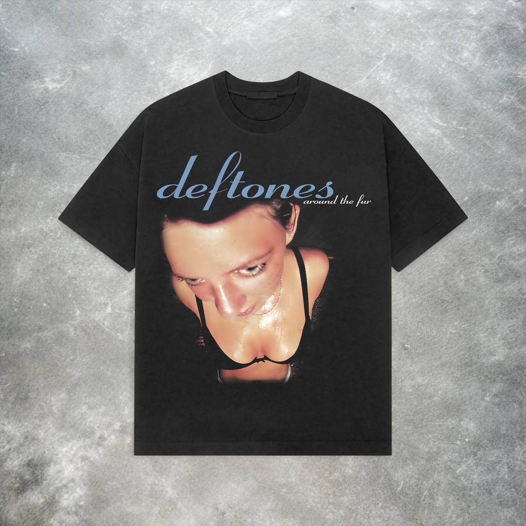 Camiseta Masculina Feminina Estampa Deftones Around the Fur Banda Rock T-shirt Unissex Streetwear Envio Imediato