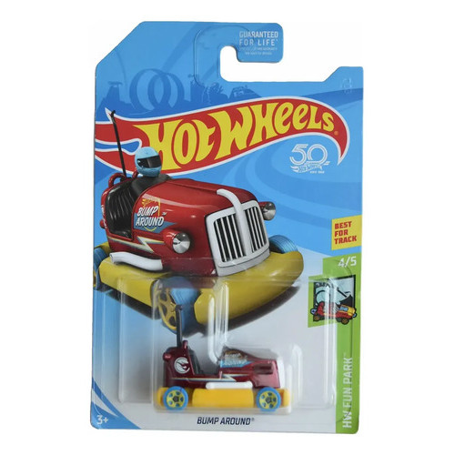 Hot Wheels Bump Around 1:64 Die-cast T-hunt Vermelho