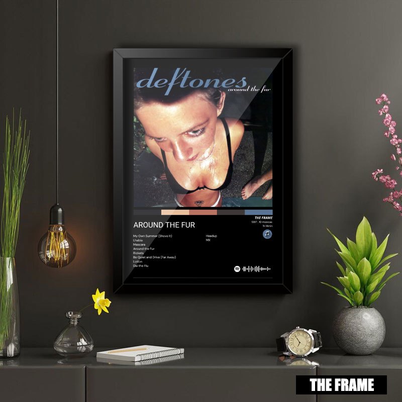 Quadro Decorativo A4/A3 Spotify Album Around The Fur