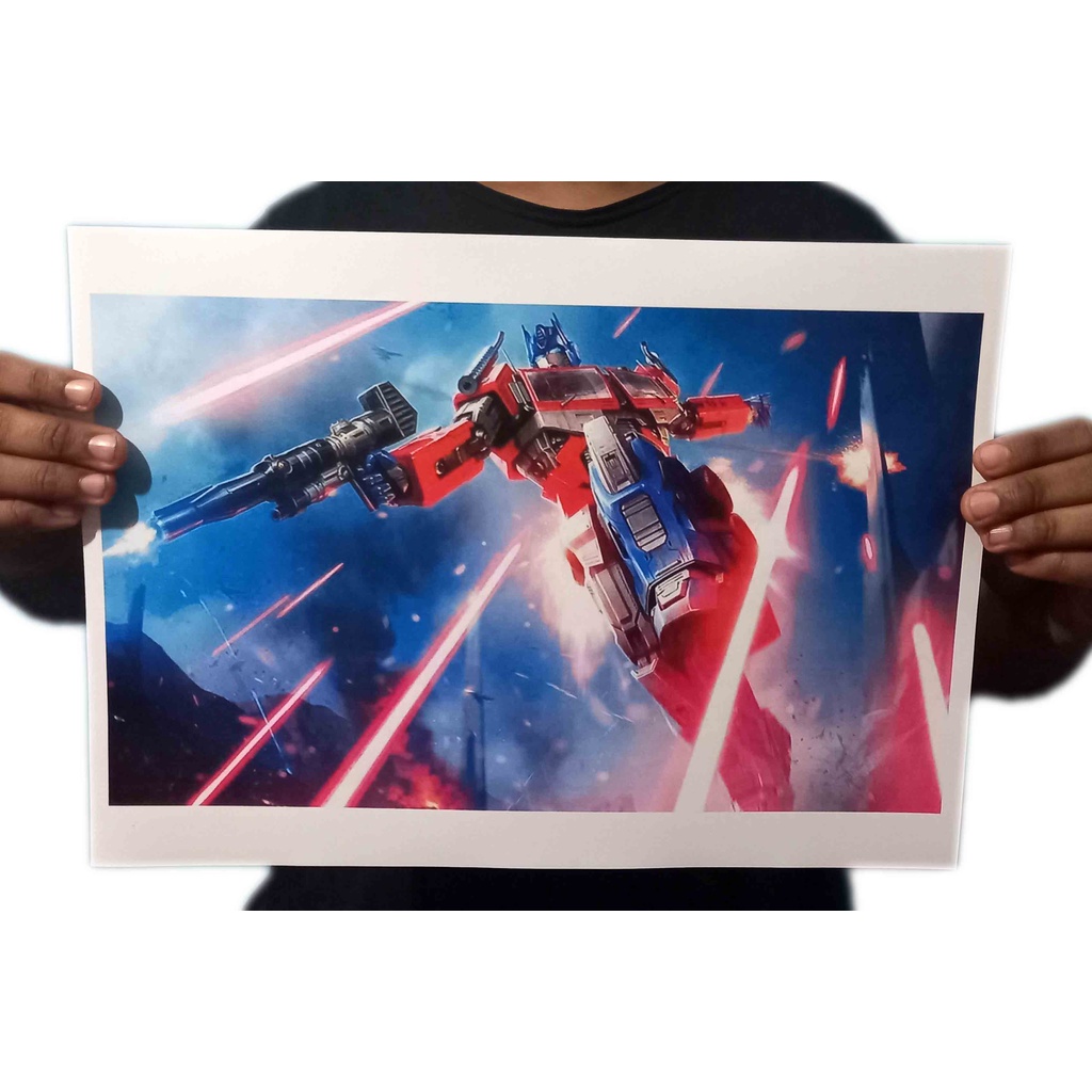 Poster Decorativo Optimus Prime G1 Transformers A3 29,7x42 sem moldura