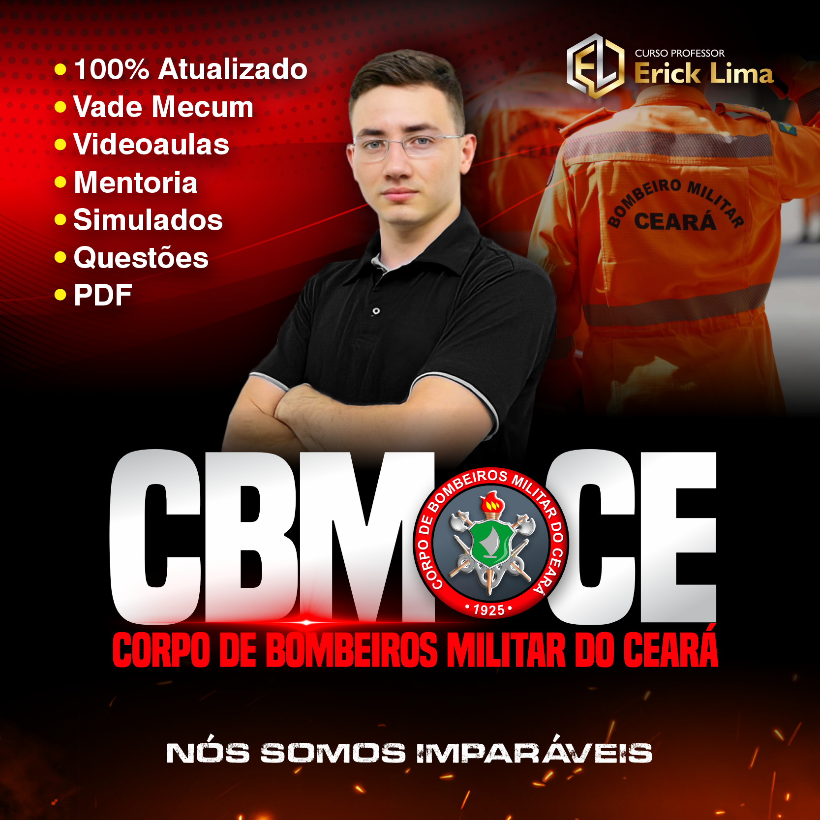 Curso Professor Erick Lima - Imersão Corpo de Bombeiro Militar do Ceará (CBMCE)