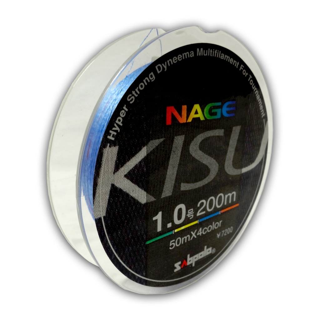 Linha Multi Filamentos Sabpolo Nage KISU Colorida 20lb 0.165mm - 200m