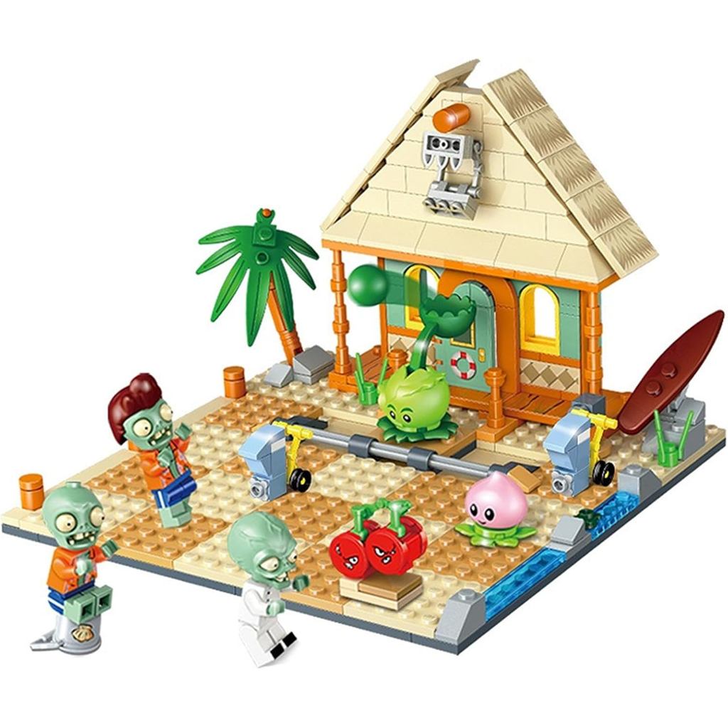 JHESAO Plants and Zombies Toys Zombies Assembly Action Figures PVZ Assemblable Toys Set 1 2 Series Great Gifts for Kids