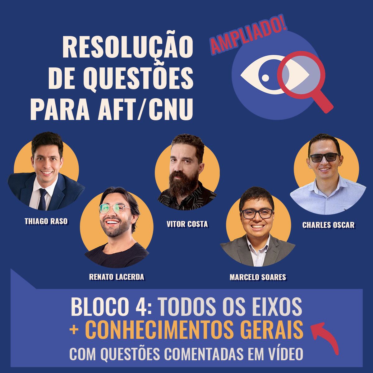 Revisão por QUESTÕES para AFT/CNU