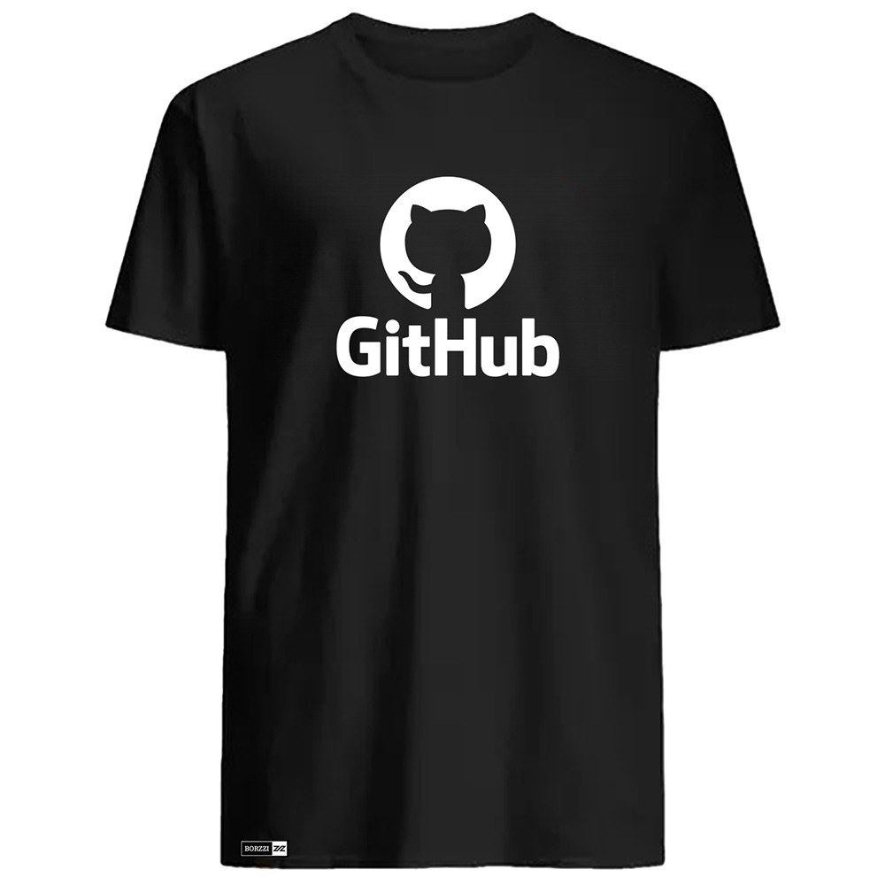 Camiseta Camisa Estampada  Github Desenvolvedor De Software Programador 100% Algodão - Envio Rapido Premium 30.1