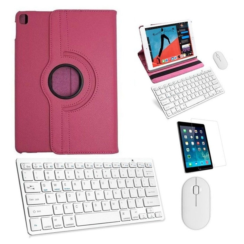 Kit Capa 360 Rosa Teclado/mouse/pel iPad Pro 11 2020