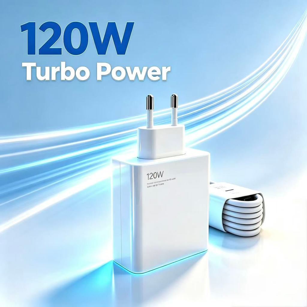 Carregador Super Turbo Tipo C 120W Xiaomi Original