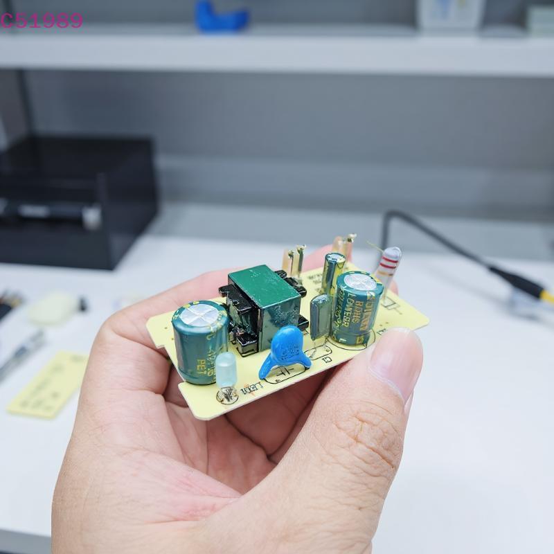 [kaan] Módulo De Fonte De Alimentação Comutada 5V 2A LED Monitoramento De Alto-Falante 10W Placa Nua Embutida BR