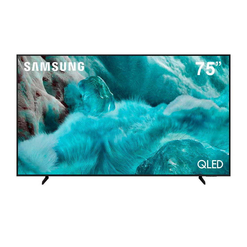 Smart TV 75 4K QLED Ultra QN75Q7FAAGXZD Vision AI Xbox Cloud Gaming Controle por Gestos Samsung