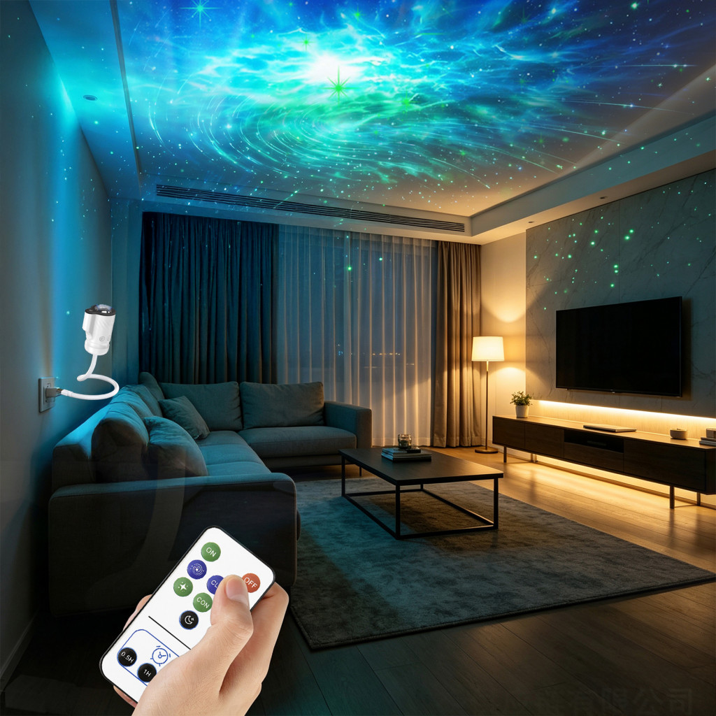 Light for Bedroom Starry Sky Projector Night 360° Flexible Neck Usb Led Lamp for Ceiling Car Decor Relaxing Galaxy Atmo