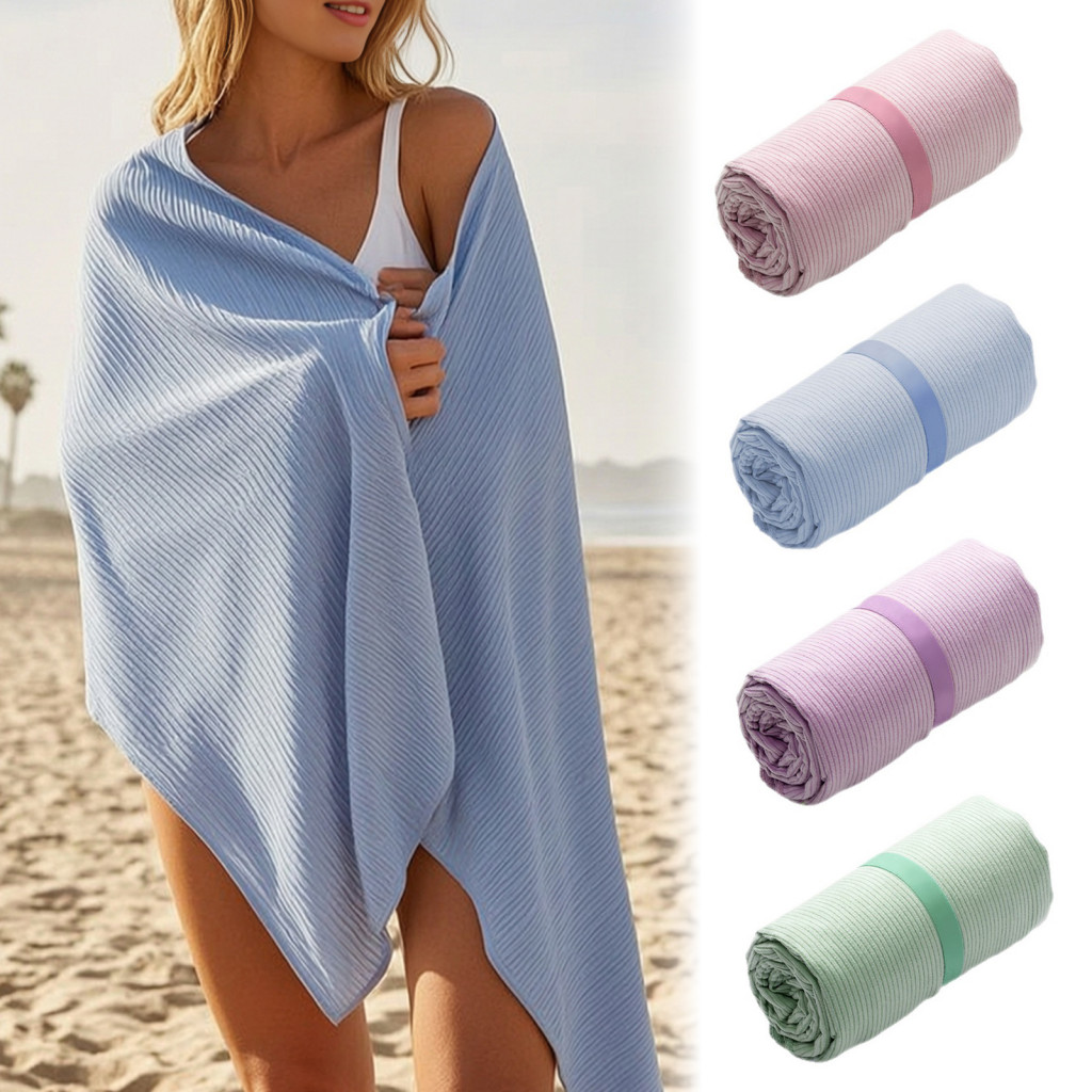 Quick Drying Microfiber Beach Towel Portable Swimming for Adults Dry Lightweight Sand-free Swim Travel for Highly