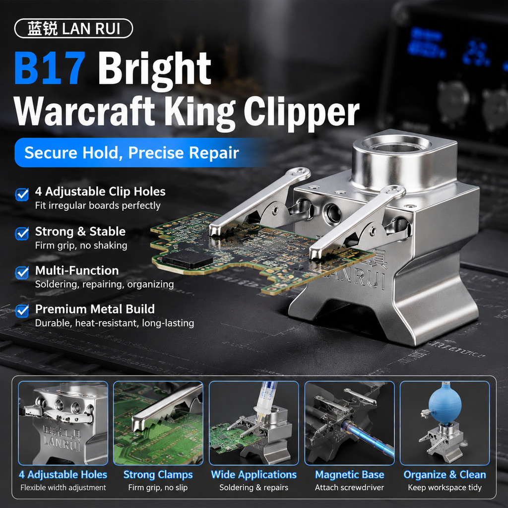 LANRUI B17 PCB Reparação Dispositivo Elétrico Ajustável Placa-Mãe Braçadeira Titular Suporte De Solda Para Telefone Port
