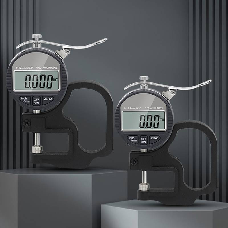 CKFR 0.01/0.001mm Medidor Eletrônico Digital De Thiness 0-12.7mm Micrometro Ferramentas De Medição Novo