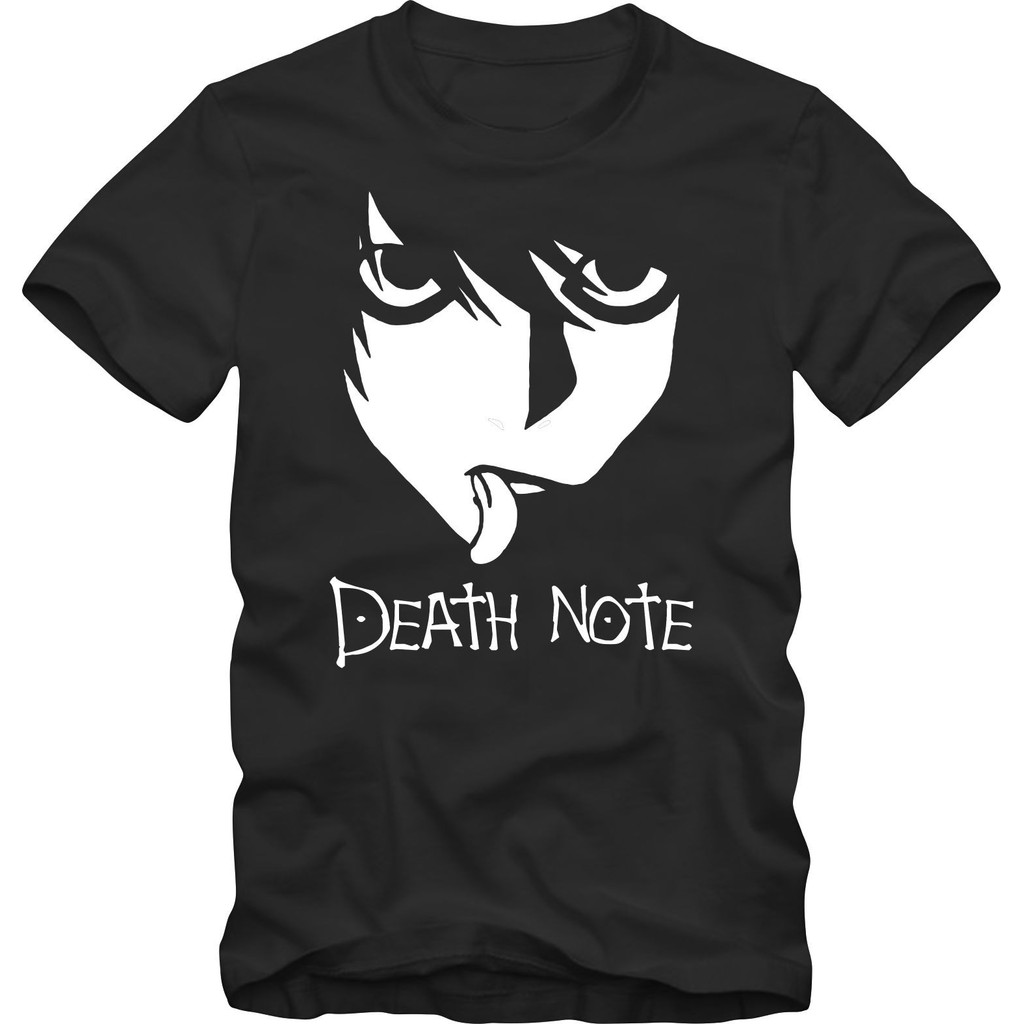 Camiseta Death Note Anime Camisa Blusa L Kira Light Yagami