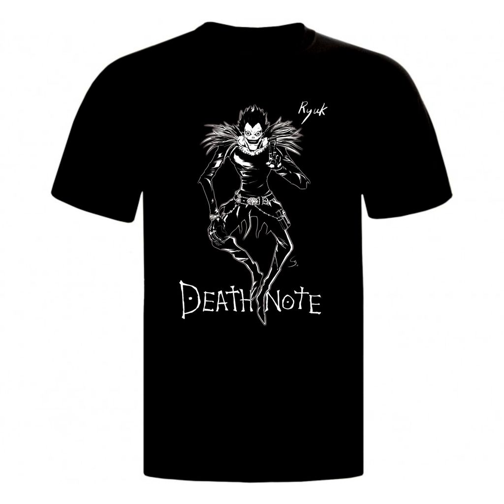 Camiseta Death Note Anime Camisa Blusa L Kira Light Yagami Ryuk